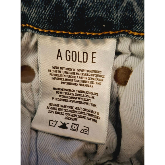 AGOLDE premium sophie skinny high waist Size 31 Blue Denim distressed jeans - Picture 8 of 9